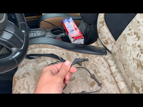 Replacing Front Wheel Speed Sensor- JEEP WRANGLER