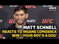 Matt Schnell Reacts To Insane UFC Long Island Comeback: ‘Your Boy’s A Dog’