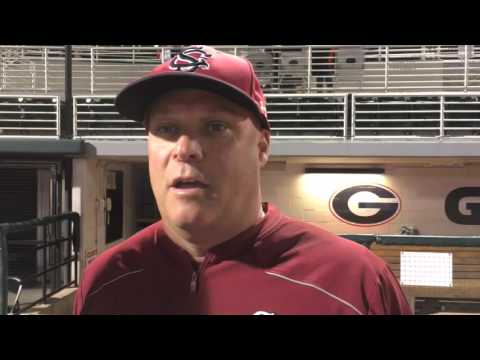 Chad Holbrook speaks after blowout loss to Georgia