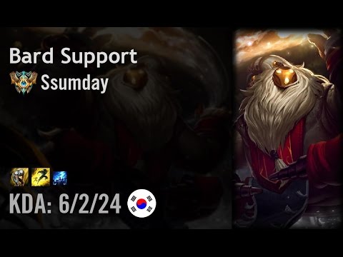 Bard Support vs Alistar - Ssumday - KR Challenger Patch 6.8