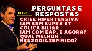 Crise Hipertensiva; Tratamento IAM SSST; Cólica Biliar; IAM e EAP, e agora?