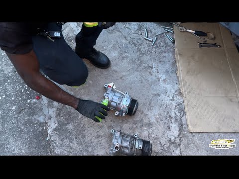 2018-2020 honda accord ac compressor replacement/ full detail video