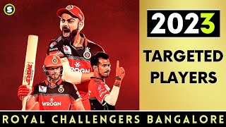 Targeted Players of RCB in IPL 2023 | Mini Auction 2023