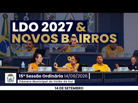 15ª Sessão Ordinária (14/09/2026)