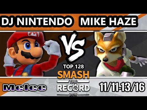 STR 2016 SSBM - Obey | Mike Haze (Fox, Falcon) Vs DJ Nintendo (Mario) Smash Melee Top 128