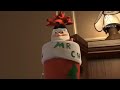 Peter Uses His Hurricane Holler At Mr Chew From The Madagascar Penguins In The Christmas Caper