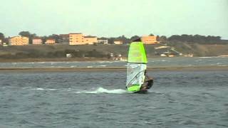 preview picture of video 'Speed windsurfing in Zdrijac'