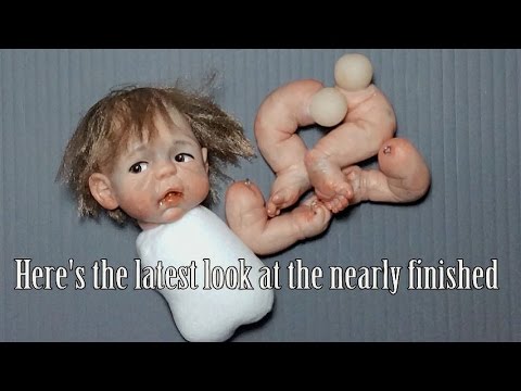 The baby face - (Summarizes all steps ) Sculpted a Mini Baby (V43)