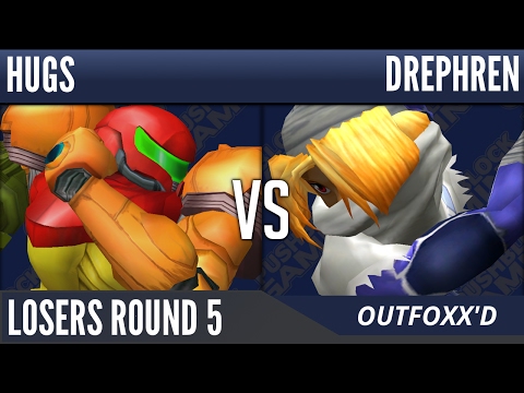 Outfoxx'd [Melee] - HugS (Samus) VS Drephen (Sheik) - Losers Round 5