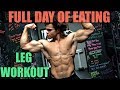 WHAT I EAT TO SHRED & FULL LEG WORKOUT | NY PRO DEBUT: EPISODE 2
