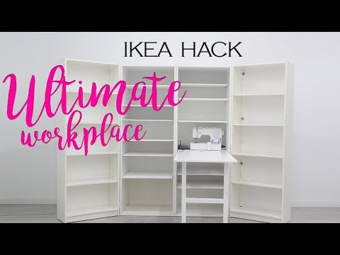 DIY: IKEA INTO FOLDABLE WORKSPACE