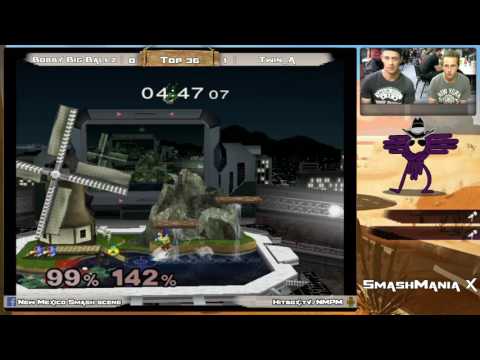 Smashmania X Singles Bobby Big Ballz (Falco) vs. Twin A (Shiek) Top 36 Winners R2
