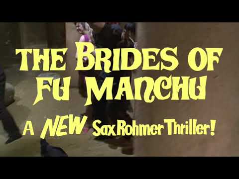 THE BRIDES OF FU MANCHU (1966) restaured trailer