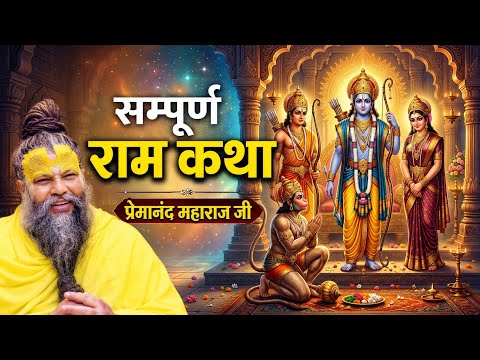 सम्पूर्ण राम कथा | भगवान श्रीराम के जीवन की अद्भुत गाथा 🙏#premanandjimaharaj #RamKatha #ShriRam