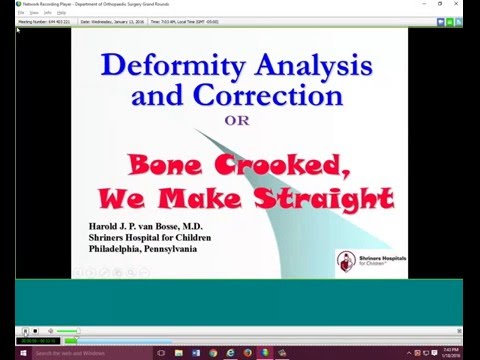 Deformity Analysis and Correction