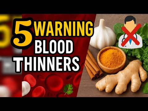 7 Natural Blood Thinners Doctors Don’t Tell You About! | Natural Medications | Blood Thinner