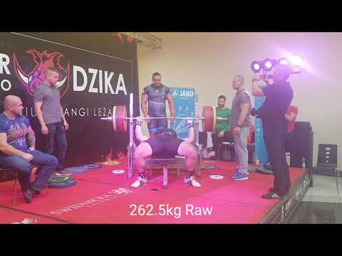 Benchpress Raw - 262.5 kg,Monster Orange - 400kg - No lift   6.10.2018 Puchar Świdnickiego Dzika