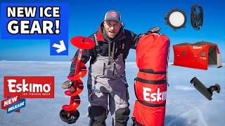 Hands-On NEW Eskimo Ice Fishing Gear: Pistol Bit 2.0