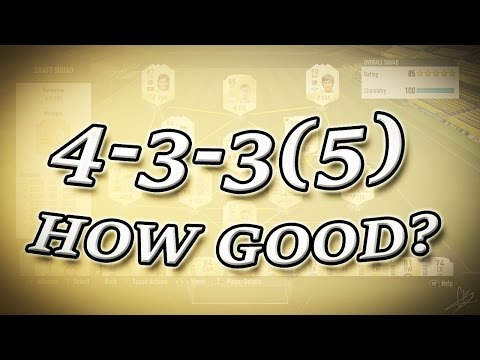 THE BEST FORMATIONS IN FIFA 17 - THIS EPISODE THE 4-3-3(5) FALSE 9 - ONLINE DRAFT GAMEPLAY