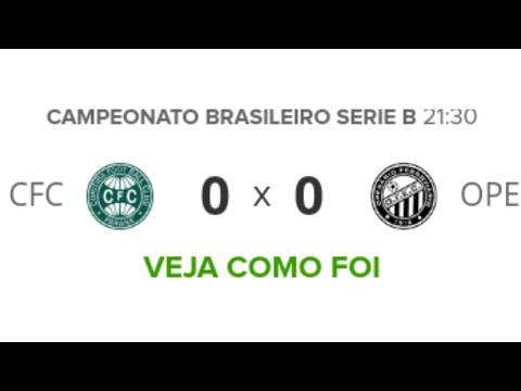 Coritiba 0 x 0 Operário | Melhores Momentos | Série B | 24/10/2019 | Futebol