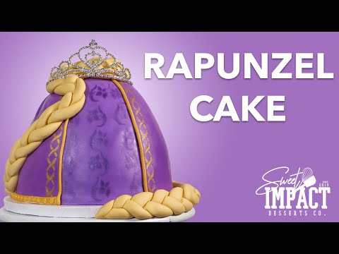 Making a Rapunzel Cake #Shorts