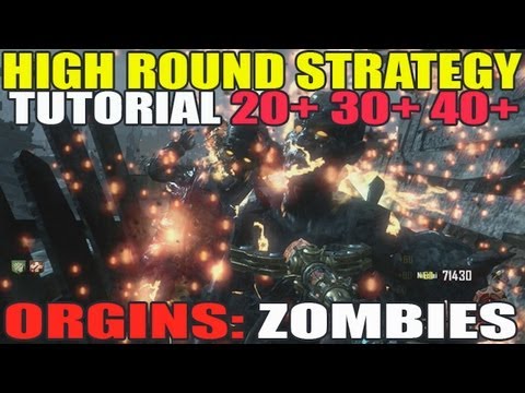 Origins: 20+ 30+ 40+ High Round Solo Strategy Guide Tutorial (Black Ops 2 Zombies)