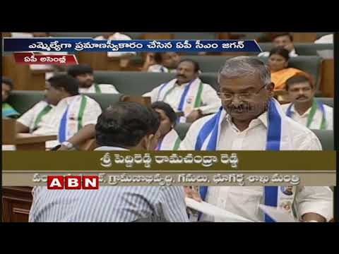YCP Leaders Takes Oath as MLAs in AP Assembly | AP Assembly Session 2019 | ABN Telugu Video