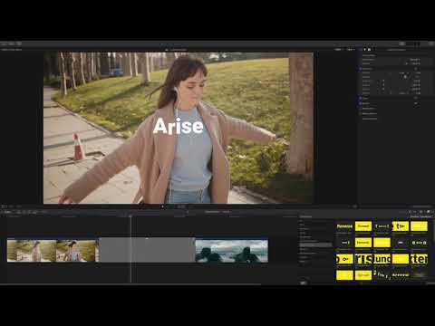 mTransition Text FCPX Plugin TUTORIAL - Textual Transitions for Final Cut Pro X - MotionVFX