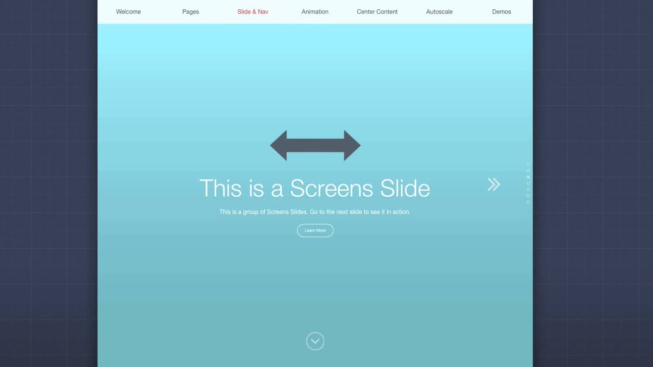 Screens Centered Content  Feature Overview