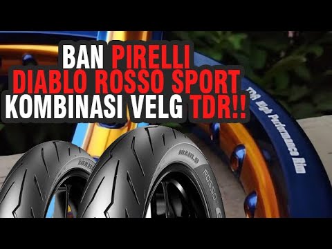 REVIEW BAN PIRELLI DIABLO ROSSO SPORT KOMBINASI VELG TDR!!