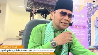 Download lagu “RAIH RAHMAT ALLAH DI SETIAP USIA” - Dato' Dr. Badli Shah Alauddin mp3 Download lagu “RAIH RAHMAT ALLAH DI SETIAP USIA” - Dato' Dr. Badli Shah Alauddin mp3