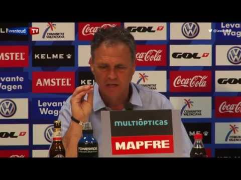 Rueda de prensa de Joaquín Caparrós previa al encuentro ante el Atlético de Madrid