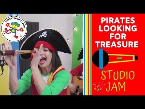 Pirates looking for Treasure | Preschool Songs | Cheeky Jams