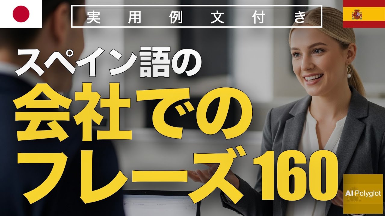 スペイン語の会社でのフレーズ160 | 聞き流し | Spanish | 実用例文付き episode artwork