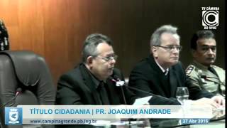 Título Cidadania Pr. Joaquim Andrade CMCG