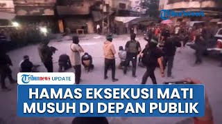 Hamas Rilis Video Detik-detik Tembak Mati Sekelompok Penjahat di Depan Publik di Kota Gaza Palestina