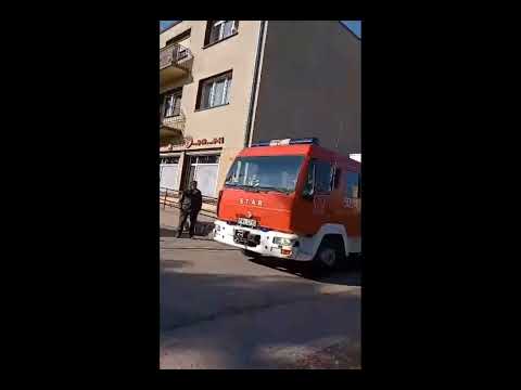 Wyjazd alarmowy OSP Sieraków i przejazd jrg Międzychód do wypadku