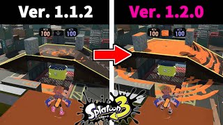 【ナイスダマ塗り改善】アップデートVer. 1.2.0の変化を比較してみた【スプラトゥーン3】