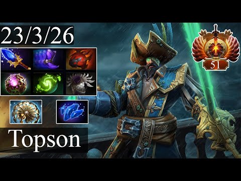 Topson - Kunkka | Midlane Gameplay Dota 2 Patch 7.34b