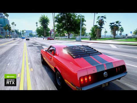 ⭐GTA 5 RTX™ 3090 REAL LIFE Graphics RAW Gameplay! 2022 Ray-Tracing Graphics Mod Maxed Out