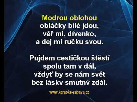 Karaoke klip Ten večer májový - lidová
