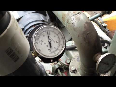 Testing liquid ring vacuum pump, Stokes SHR1400-5