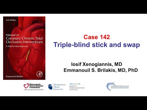 Case 142: Manual of CTO PCI - Triple blind stick and swap