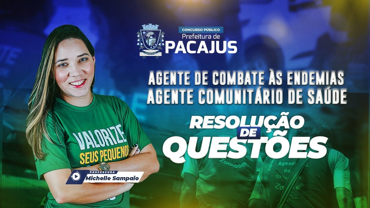 Banca Consulpam - Agente Comunitário de Saúde e Agente Combate a Endemias -  Aula Gratuita