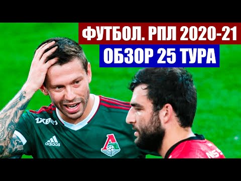 Футбол. Российская премьер лига РПЛ 2020-2021. Обзор матчей 25 тура. Локомотив-Спартак. Сочи-Зенит.