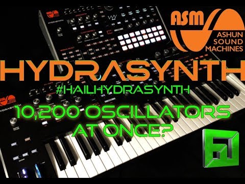 Hydrasynth 10,200 oscillators at once!
