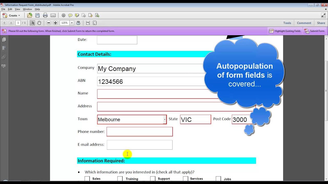 CLASS Training: PDF Writer Create and Manage Forms Course