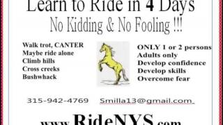 preview picture of video 'Sign Ad for Adventure Horse Riding in NYS by Mary Dixon Smilla13'