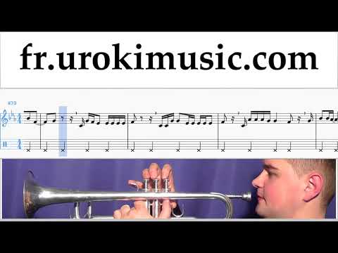 Comment Jouer de la Trompette Ozuna - Dile Que Tu Me Quieres Tab Tablature Partie#2 um-i829