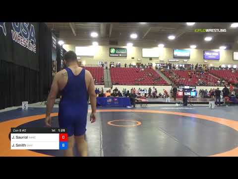 2018 Marine Corps US Open/Masters B Freestyle 78 Con 8 #2 - Joe Sauriol (AAWC) Vs. Jayson Smith (U